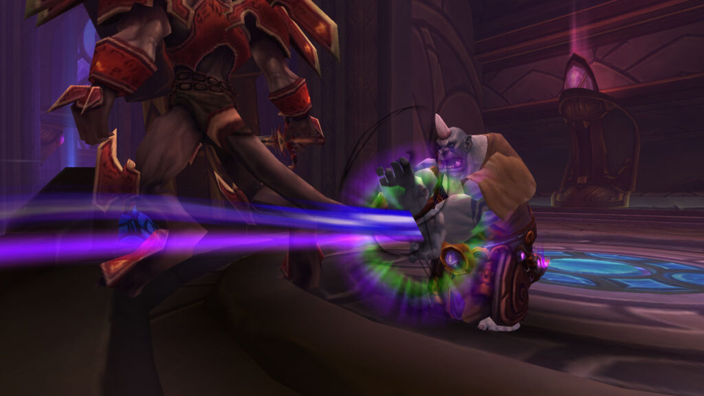 WoW The ogre is casting a spell